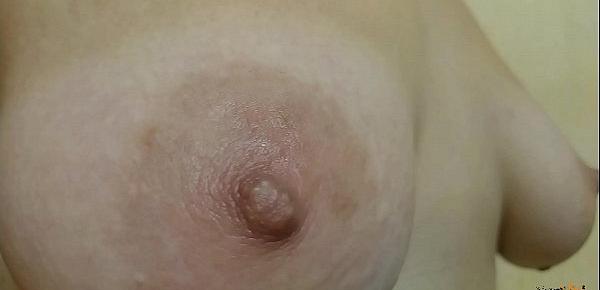  Close up nipple play